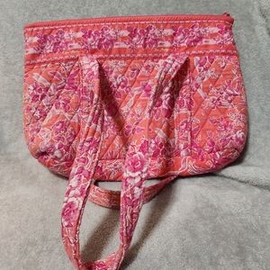 Vera Bradley Floral Pink Quilted Tote Bag